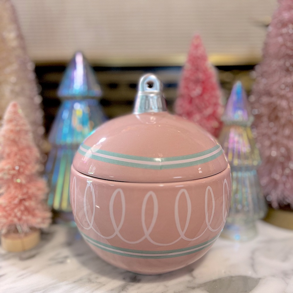 Target Pink and Blue Ornament-Shaped Food Storage Container